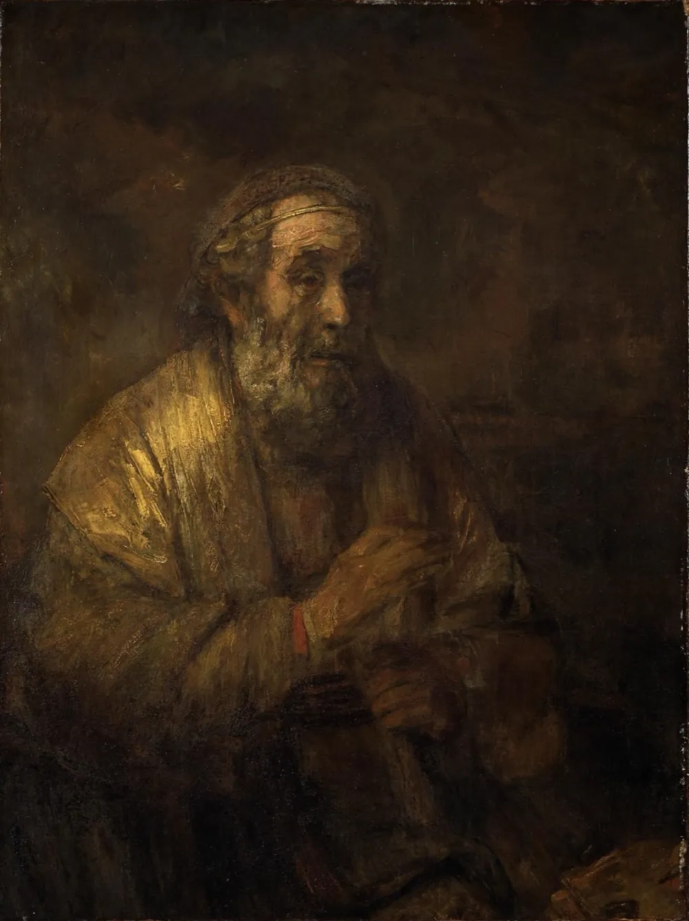 Homer Dictating — Rembrandt